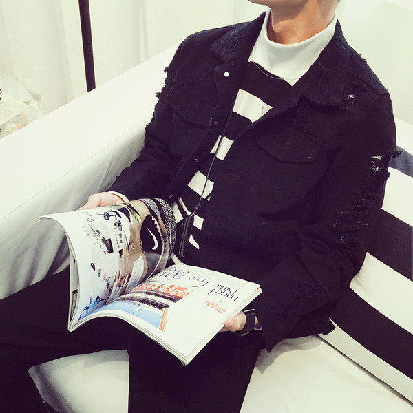 Ανδρικό σακάκι σε δύο χρώματα