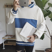 Κομψό πουλόβερ ανδρών με κολάρο σε δύο χρώματα