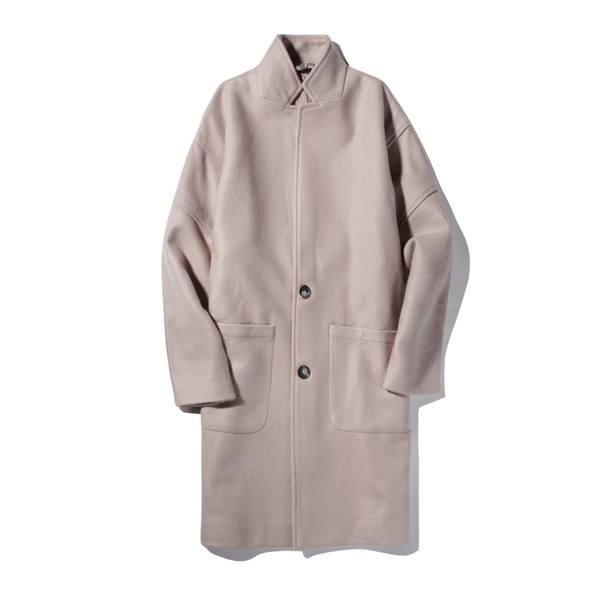 Κομψό ανδρικό παλτό για το χειμώνα  με ντεκολτέ σε σχήμα V σε δύο χρώματα