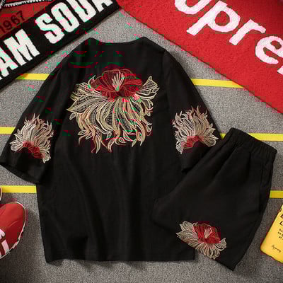 Ανδρικά αθλητικά ρούχα + σορτς με κεντήματα