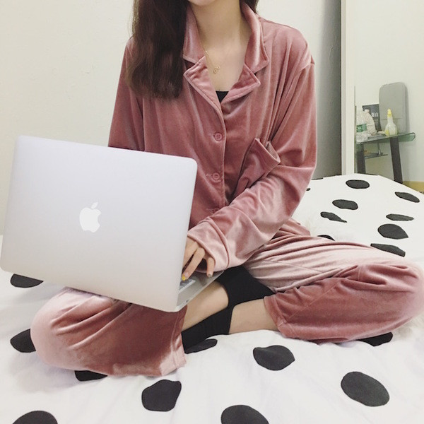 Καπιτονέ κυρίες πιτζάμες + παλτό + παντελόνι