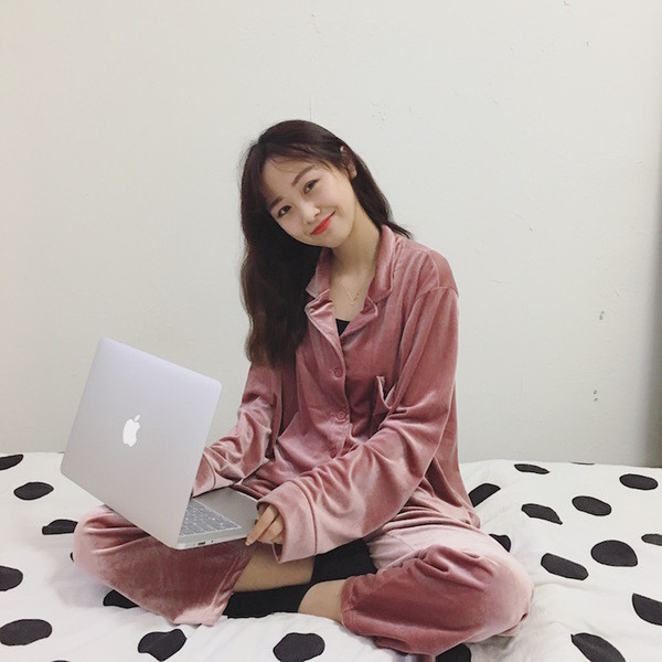 Καπιτονέ κυρίες πιτζάμες + παλτό + παντελόνι