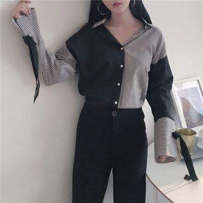 Γυναικείο πουκάμισο με δύο πρόσωπα, κατάλληλο για την καθημερινή ζωή