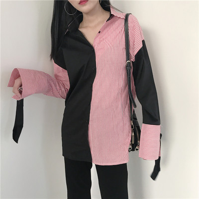 Γυναικείο πουκάμισο με δύο πρόσωπα, κατάλληλο για την καθημερινή ζωή