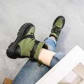 Дамски спортно-елегантни кубинки в четири цвята