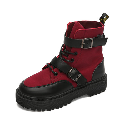 Дамски спортно-елегантни кубинки в четири цвята