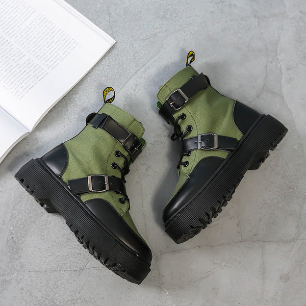 Дамски спортно-елегантни кубинки в четири цвята