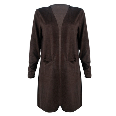 Μαλακή και ζεστή γιλέκο καθημερινής κυρίας με τσέπες