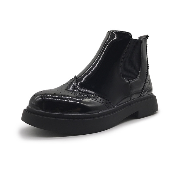 Ежедневни дамски боти в черен цвят, два модела 