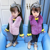 Παιδικά κομψά χειμερινά φτερά για κορίτσια σε τρία χρώματα