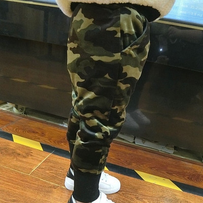 Τα παιδιά καμουφλάζουν παχιά παντελόνια για αγόρια σε δύο χρώματα