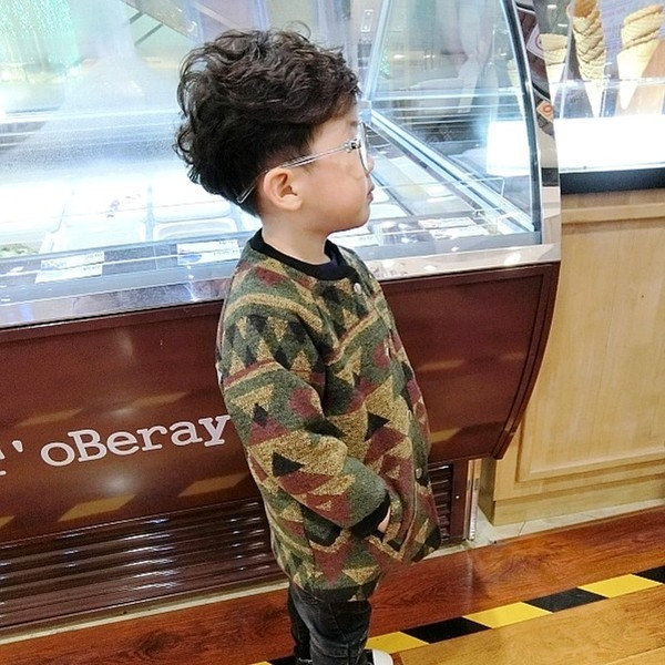 Βρεφικό παλτό για αγόρια με επιγραφή