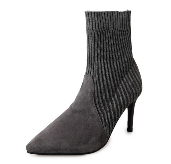 Γυναικεία παπούτσια υψηλών τακουνιών με ζεστό φινίρισμα