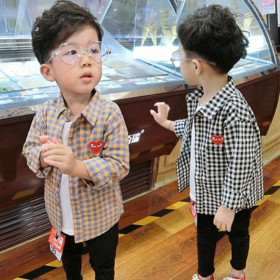 Παιδικό τροχόσικο πουκάμισο για αγόρια με μίνι εφέ