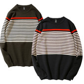 Αντρικό πουλόβερ σε σχήμα Ο, 2 χρώματα