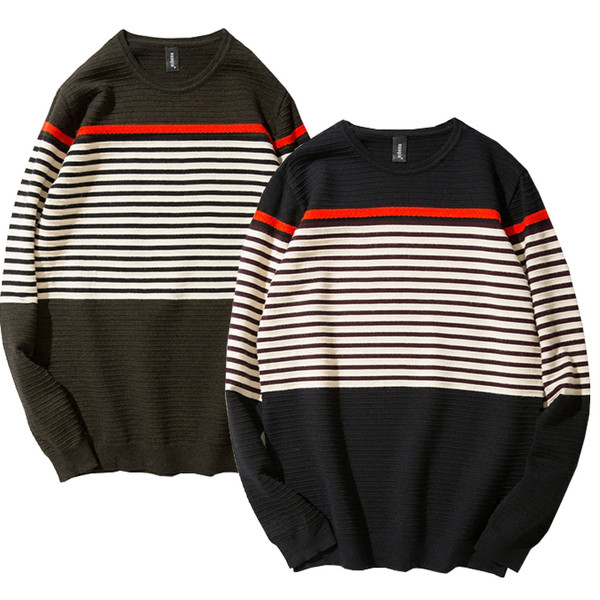 Αντρικό πουλόβερ σε σχήμα Ο, 2 χρώματα