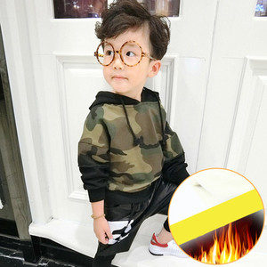 Παιδικό βαμβάκι καμουφλάζ πουλόβερ για τα αγόρια