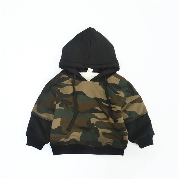 Παιδικό βαμβάκι καμουφλάζ πουλόβερ για τα αγόρια