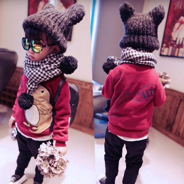 Χειμερινό καπέλο χειμώνα με αυτιά για κορίτσια και αγόρια