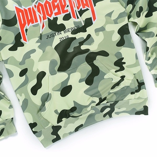 Casual μπουφάν καμουφλάζ με κουκούλα και γραβάτες