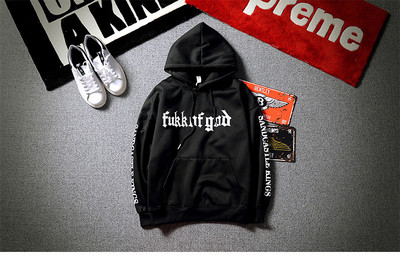 Καθημερινή κυρίες πουλόβερ με κουκούλα και επιγραφή, τύπου βάζο