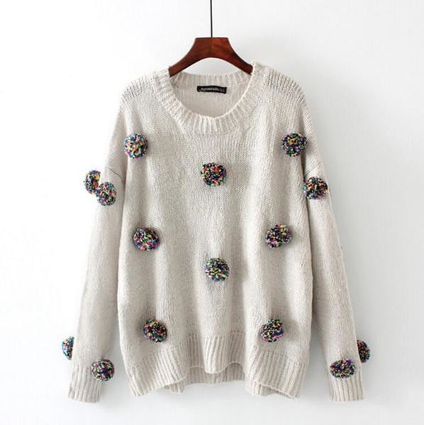 Καθημερινή κυριολεκτική πουλόβερ με ανοιχτό πουλόβερ και μαλακό fleece - 3 σχέδια