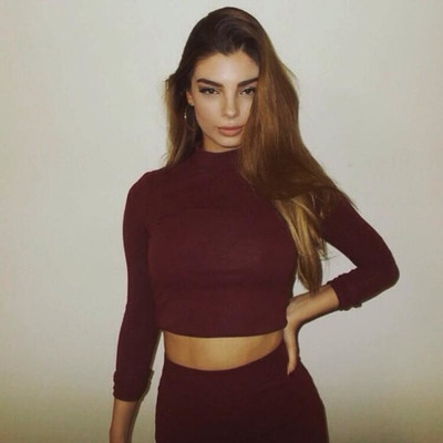 Υπέροχες κυρίες σπορ-κομψό σύνολο 2 μερών - 5 χρωμάτων