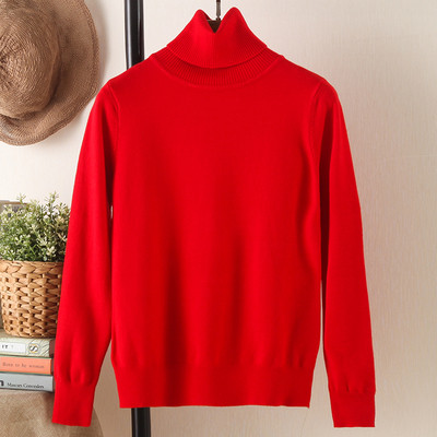 Καθημερινή κυρίες πουλόβερ με ημι σε διάφορα χρώματα