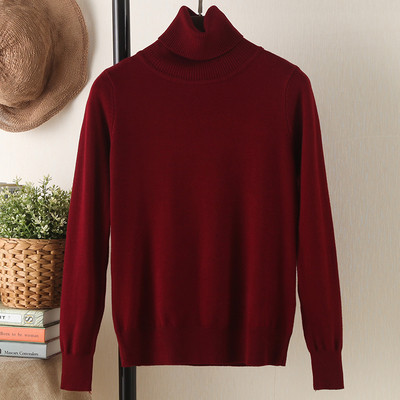 Καθημερινή κυρίες πουλόβερ με ημι σε διάφορα χρώματα