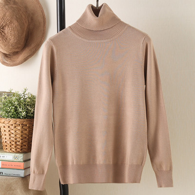 Καθημερινή κυρίες πουλόβερ με ημι σε διάφορα χρώματα