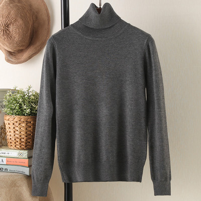 Καθημερινή κυρίες πουλόβερ με ημι σε διάφορα χρώματα