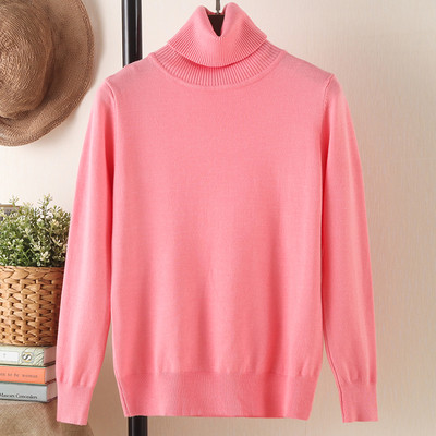 Καθημερινή κυρίες πουλόβερ με ημι σε διάφορα χρώματα