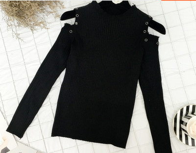 Κυρίες καθημερινή μπλούζα με γυμνά ώμους και καπάκια, 4 χρώματα