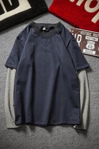 Ανδρική μπλούζα μπλούζα φθινοπώρου - 3 χρώματα