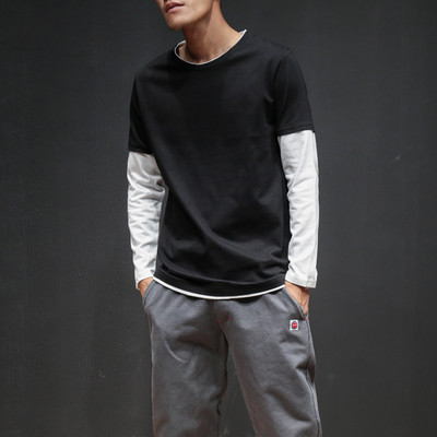 Ανδρική μπλούζα με μακριά μανίκια