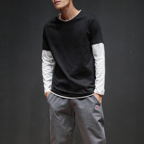 Ανδρική μπλούζα με μακριά μανίκια