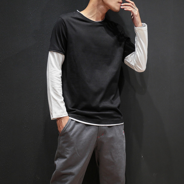 Ανδρική μπλούζα με μακριά μανίκια