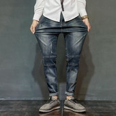 Ανδρικά φθινόπωρο ρετρό ελαστικό τζιν