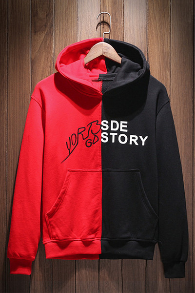 Φούτερ φούτερ φθινόπωρο-χειμώνα με δύο χρώματα