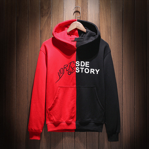 Φούτερ φούτερ φθινόπωρο-χειμώνα με δύο χρώματα