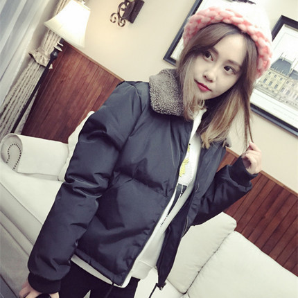 Спортно дамско зимно яке,скъсен модел в два цвята 