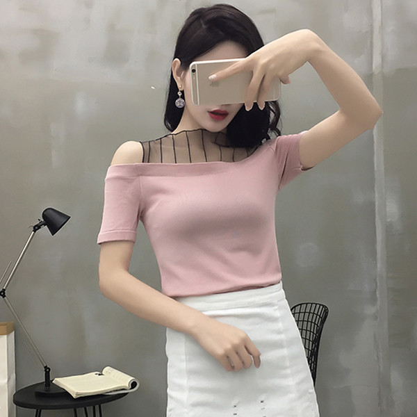 Casual γυναικείο πουκάμισο με τούλι σε τέσσερα χρώματα