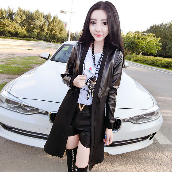 Спортно-елегантно яке за дамите в черен цвят