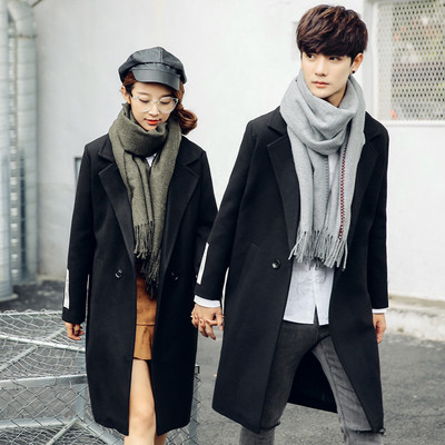 Unisex μακρύ και κομψό παλτό σε δύο χρώματα