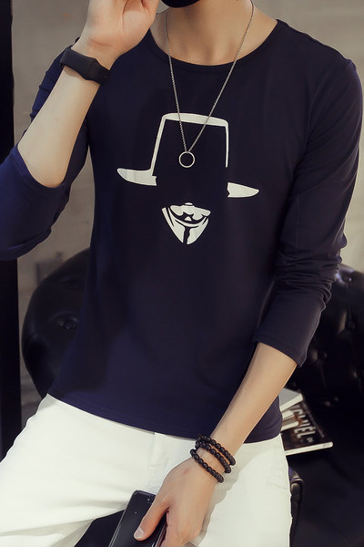 Αντρικά μπλουζάκια με μακρύ μανίκι σε τρία χρώματα