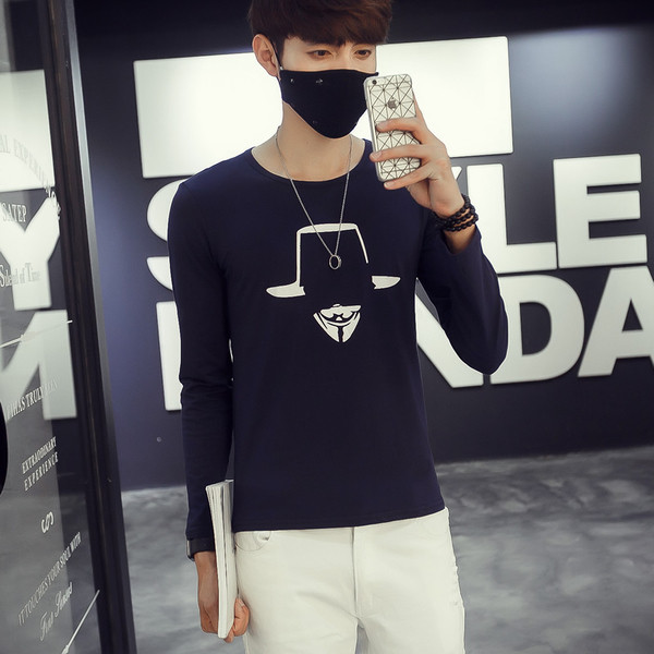 Αντρικά μπλουζάκια με μακρύ μανίκι σε τρία χρώματα