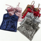 Κυρίες κομψό βελούδινο γιλέκο, πολλά χρώματα