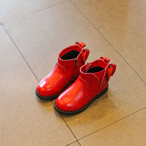 Μπότες φθινοπώρου-χειμώνα για κορίτσια οικολογικού δέρματος σε τρία χρώματα