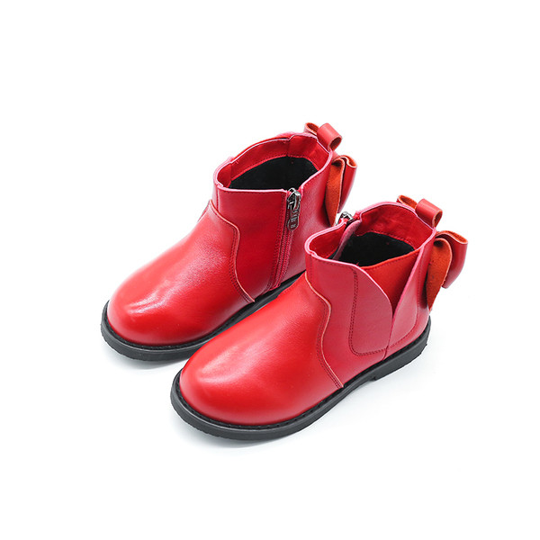 Μπότες φθινοπώρου-χειμώνα για κορίτσια οικολογικού δέρματος σε τρία χρώματα