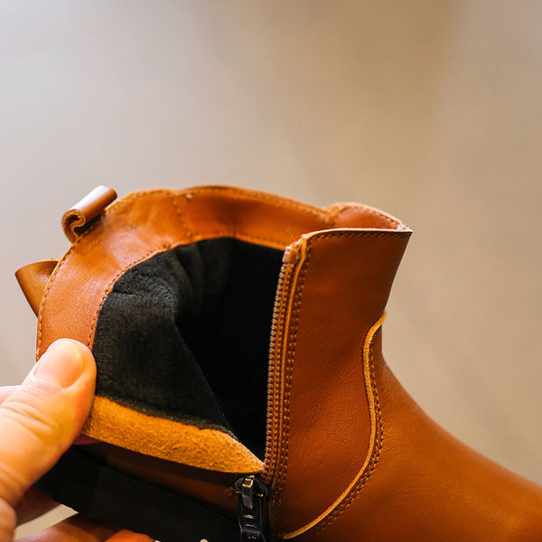 Μπότες φθινοπώρου-χειμώνα για κορίτσια οικολογικού δέρματος σε τρία χρώματα